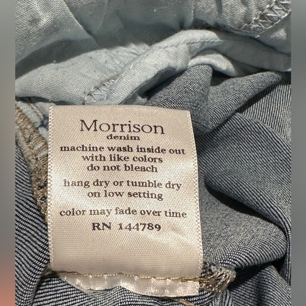 NWT MORRISON “The Starlet” Boot Cut Jeans Mid Rise Dark Wash Size 28 - Picture 6 of 10